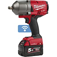 Milwaukee Fuel One Key M18 ONEFHIWF12-502X – 2 baterías 18 V 5 Ah – 1 Cargador M12-18FC 4933459727- Multicolor